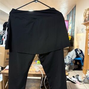 Lands' End Black Skirt Set Chic and Versatile